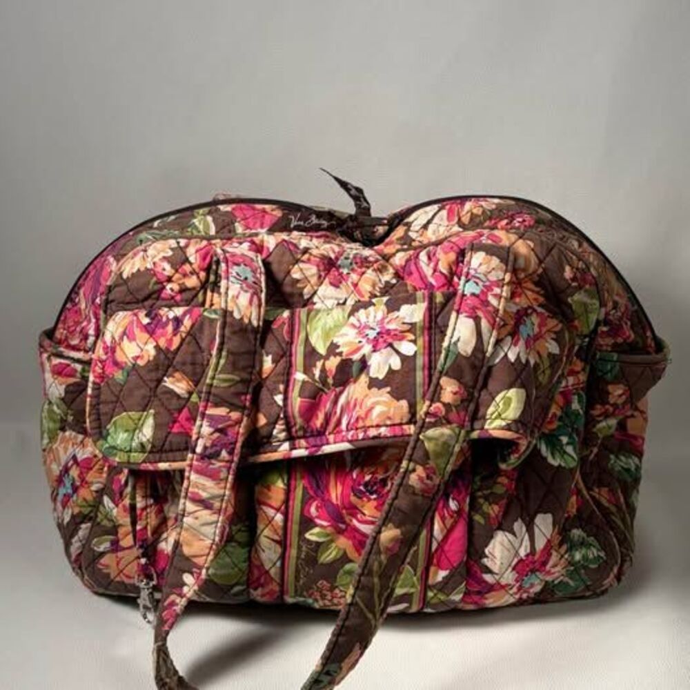 Vera Bradley quilted cotton bag